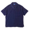 KUON S/S Open Collar Shirt Aizome Dark Indigo-Shirt-Clutch Cafe