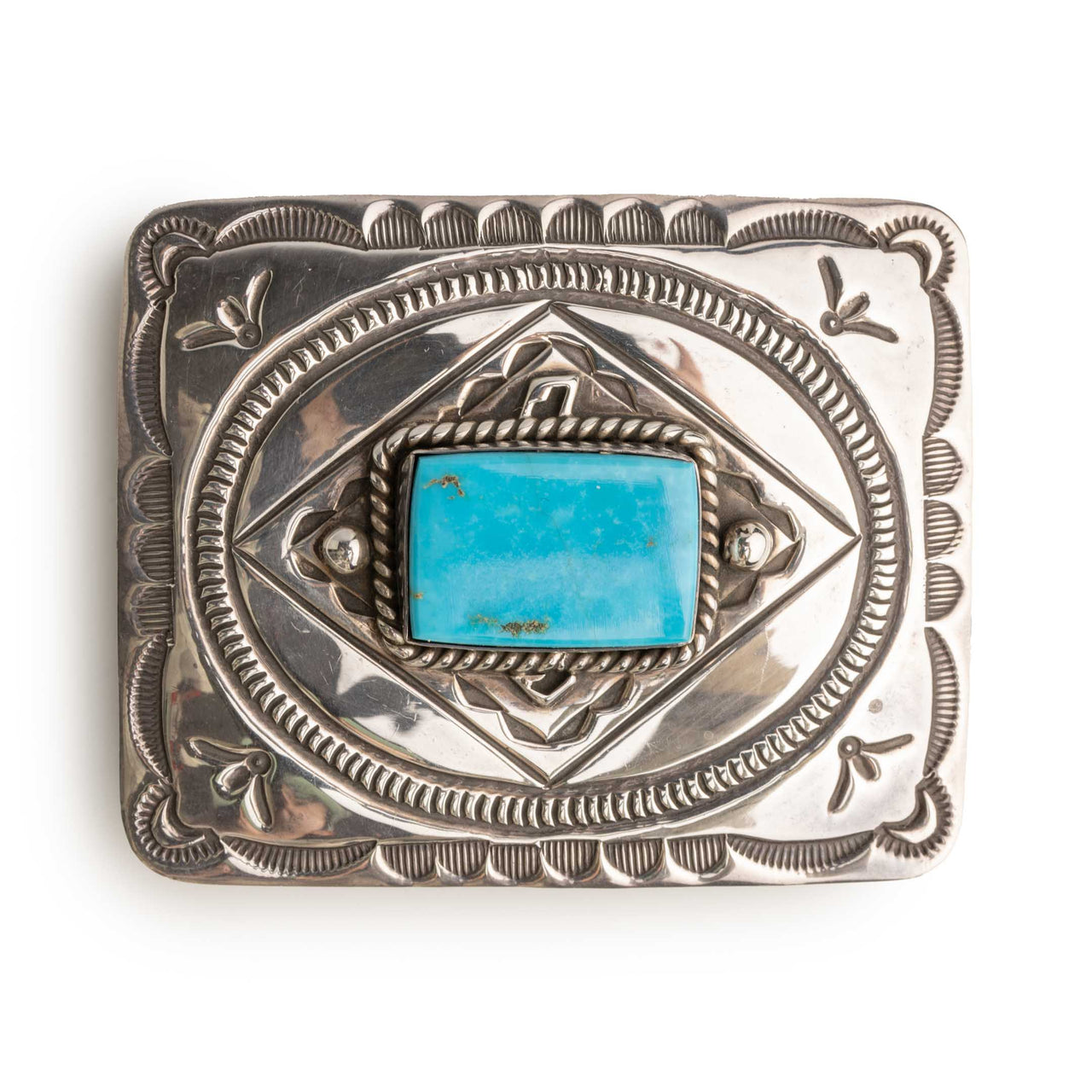 LFC Blue Gem Turquoise Belt Buckle Jimmy brown-Bangle-Clutch Cafe