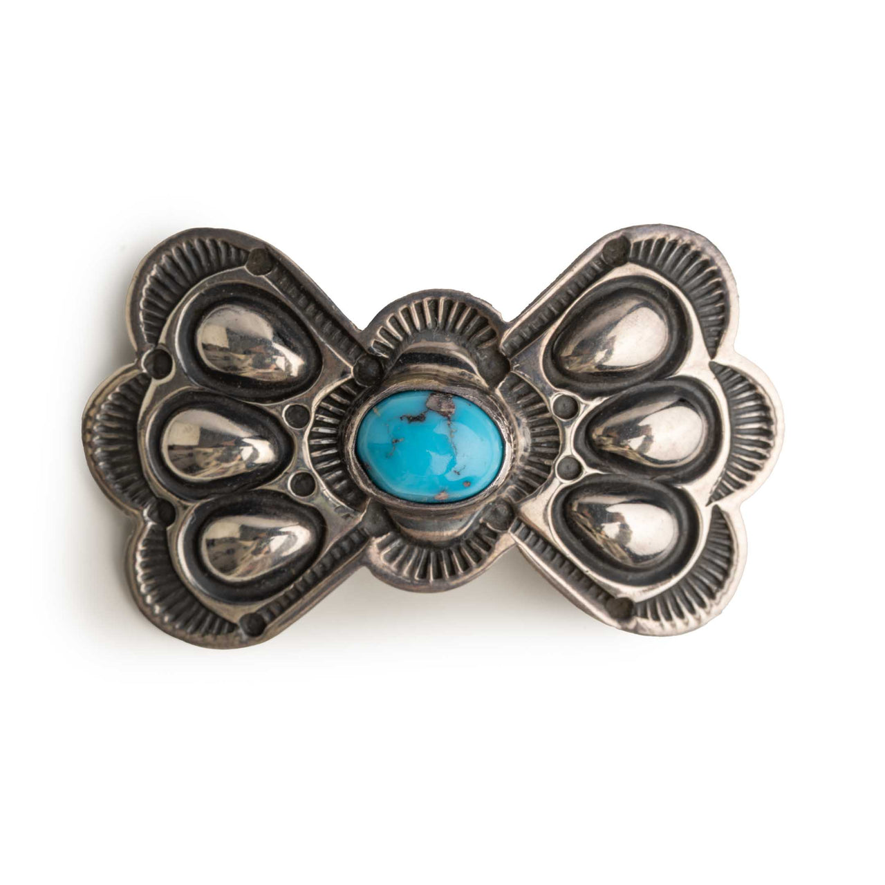 LFC Kingman Pin/Brooch Tsoie White-Brooch-Clutch Cafe