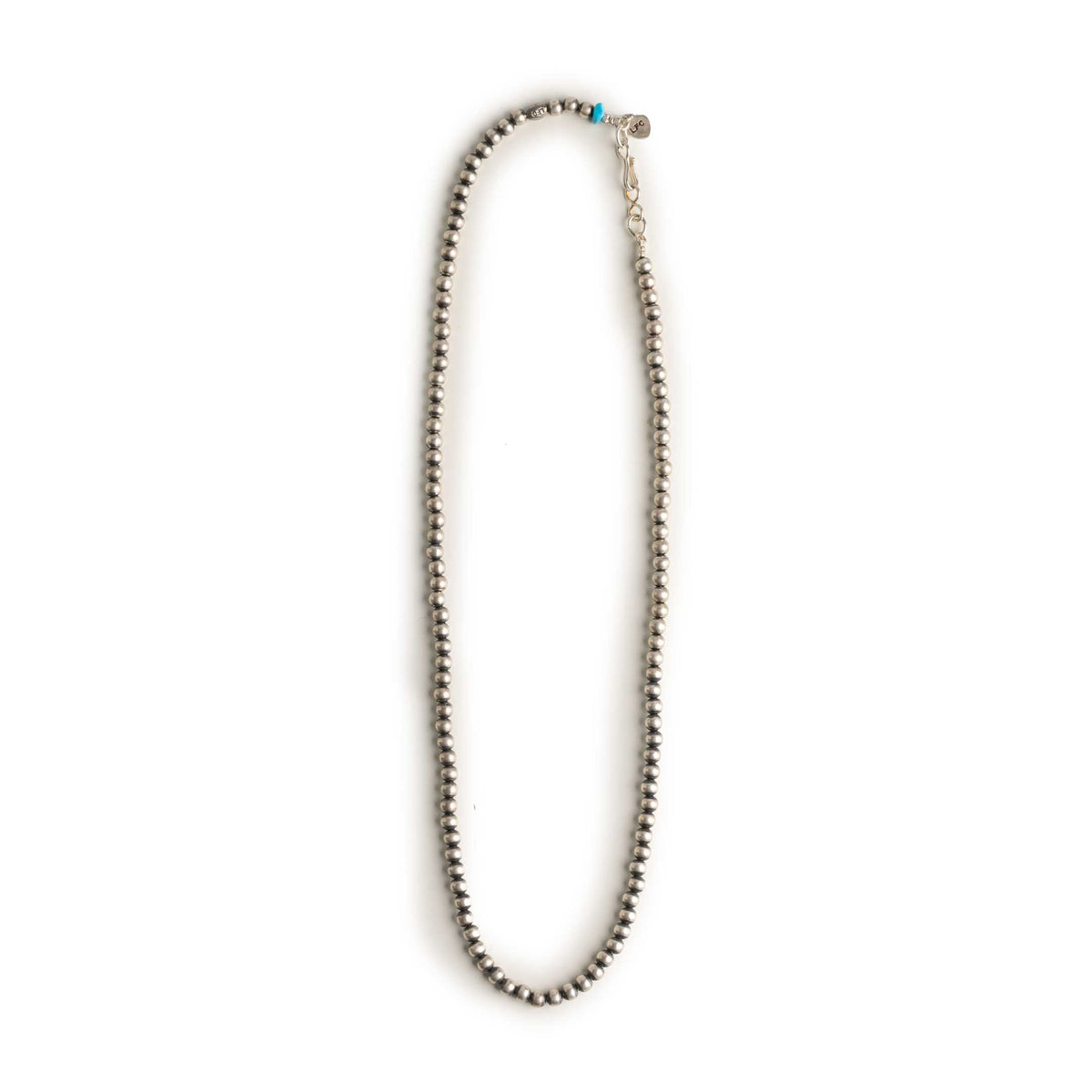 LFC Sleeping Beauty Turquoise 5mm 55cm Silver Bead Chain – Clutch Cafe