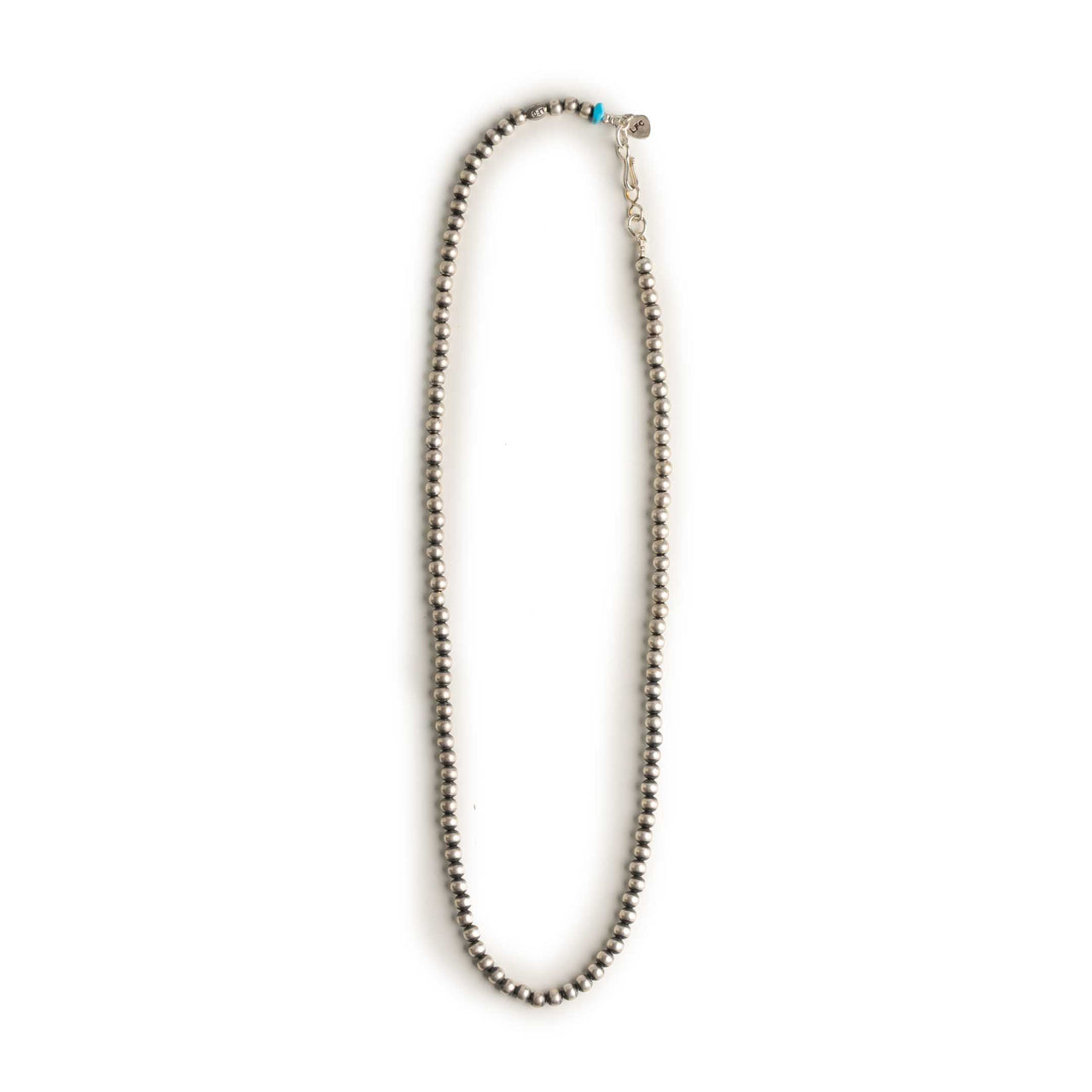 LFC Sleeping Beauty Turquoise 5mm 55cm Silver Bead Chain-Bracelet-Clutch Cafe