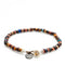Mikia Heishi Beads Bracelet Brown Multi-Bracelet-Clutch Cafe