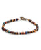 Mikia Heishi Beads Bracelet Brown Multi-Bracelet-Clutch Cafe