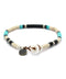 Mikia Heishi Beads Bracelet Fossil Jasper/Turquoise-Bracelet-Clutch Cafe