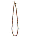 Mikia Heishi Beads Necklace Brown Multi-Bracelet-Clutch Cafe
