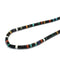 Mikia Heishi Beads Necklace Jet Multi-Bracelet-Clutch Cafe