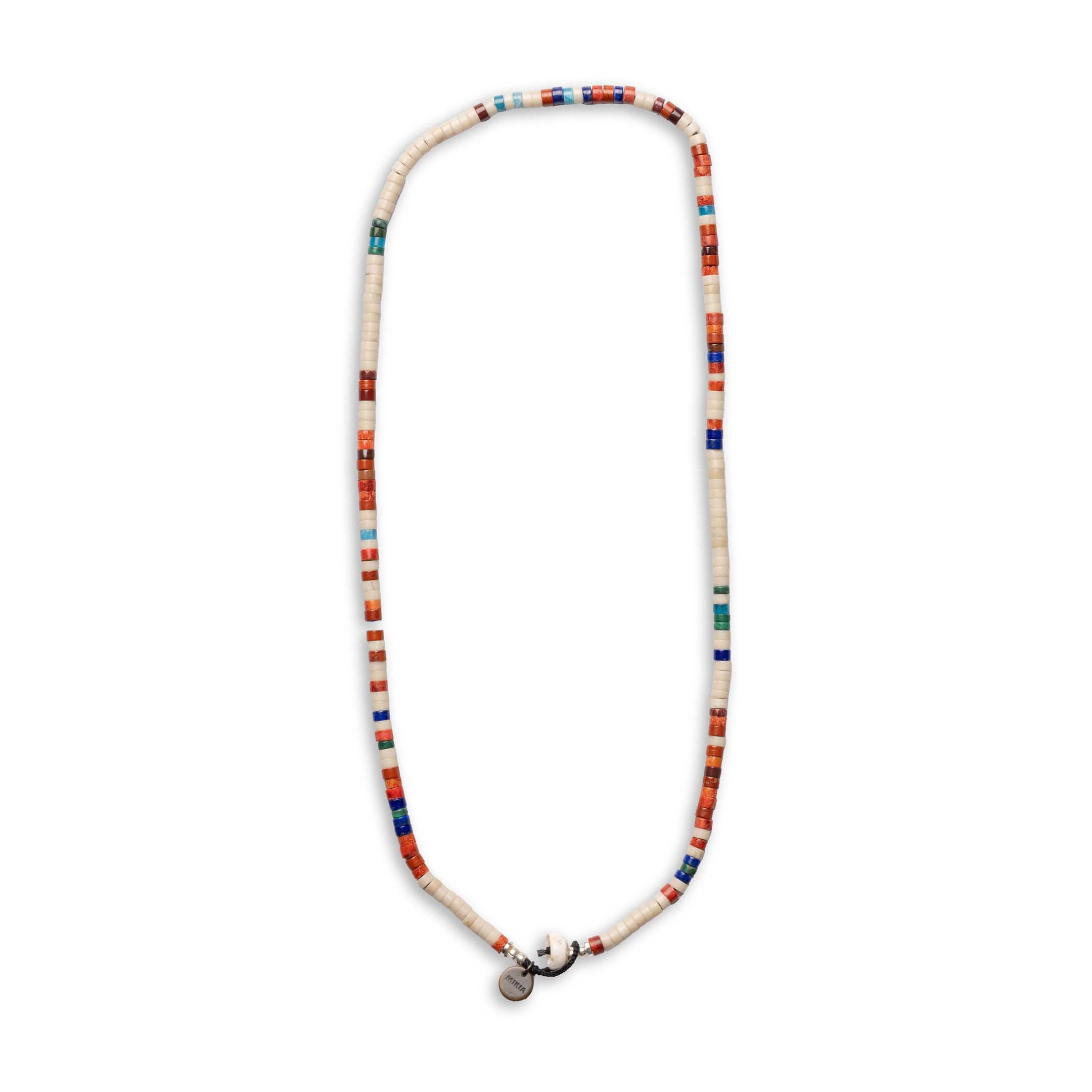Mikia Heishi Beads Necklace Safari-Bracelet-Clutch Cafe