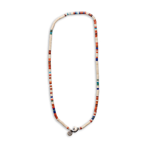 Mikia Heishi Beads Necklace Safari-Bracelet-Clutch Cafe