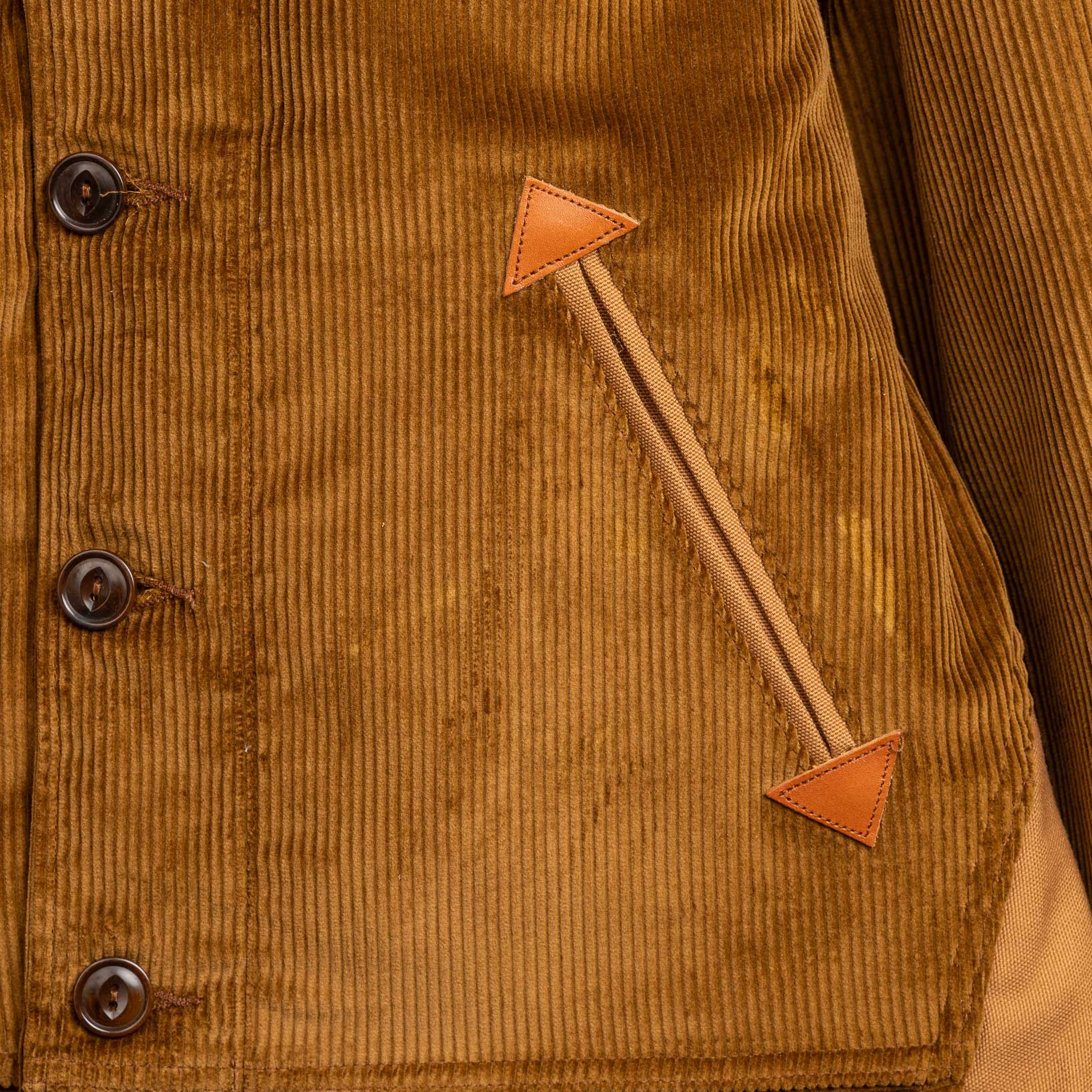 Mister Freedom Campus Blouse 'Mattock' Corduroy Brown-Jacket-Clutch Cafe