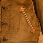 Mister Freedom Campus Blouse 'Mattock' Corduroy Brown-Jacket-Clutch Cafe
