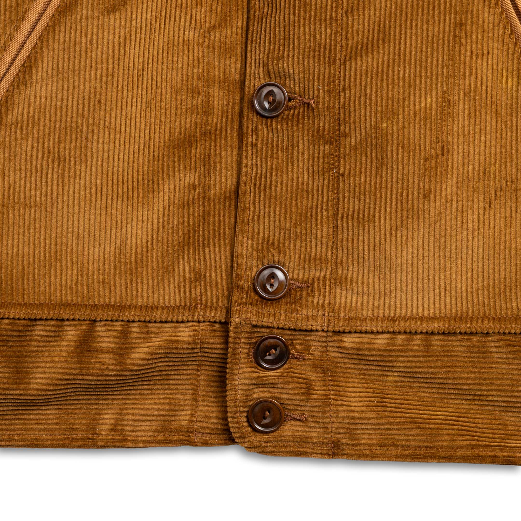 Mister Freedom Campus Blouse 'Mattock' Corduroy Brown-Jacket-Clutch Cafe