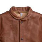Mister Freedom Campus Leather Jacket 'Stud' Bison Brown-Jacket-Clutch Cafe