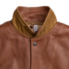Mister Freedom Campus Leather Jacket 'Stud' Bison Brown-Jacket-Clutch Cafe