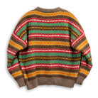 Monitaly Alpaca Fair Isle Sweater Brown-Knitwear-Clutch Cafe