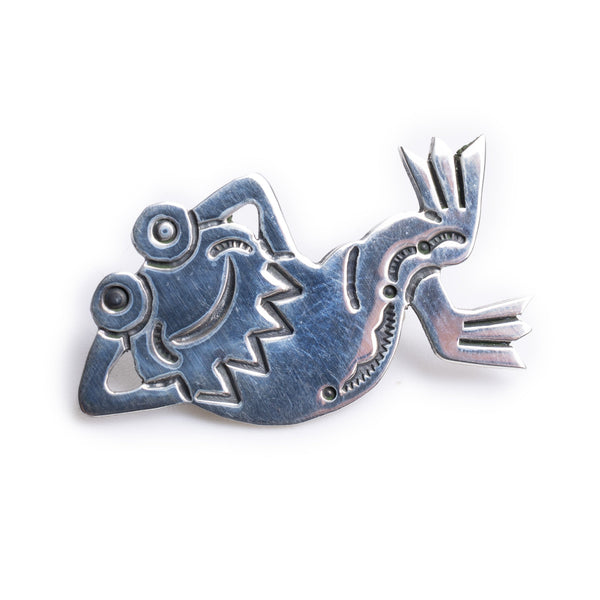 Munqa Pin Badge Frog-Jewellery-Clutch Cafe