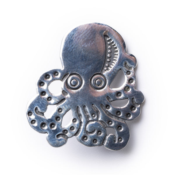 Munqa Pin Badge Octopus-Jewellery-Clutch Cafe