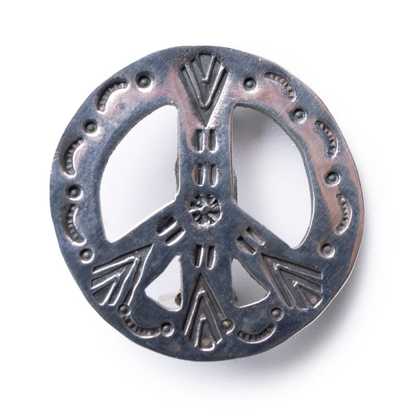 Munqa Pin Badge Peace Mark-Jewellery-Clutch Cafe