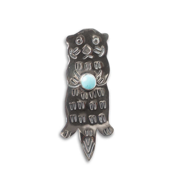 Munqa Pin Badge Sea Otter-Jewellery-Clutch Cafe