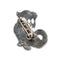 Munqa Pin Badge Tiger-Jewellery-Clutch Cafe