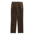 NEAT High Density Corduroy 'Standard' Trousers Brown-Trousers-Clutch Cafe