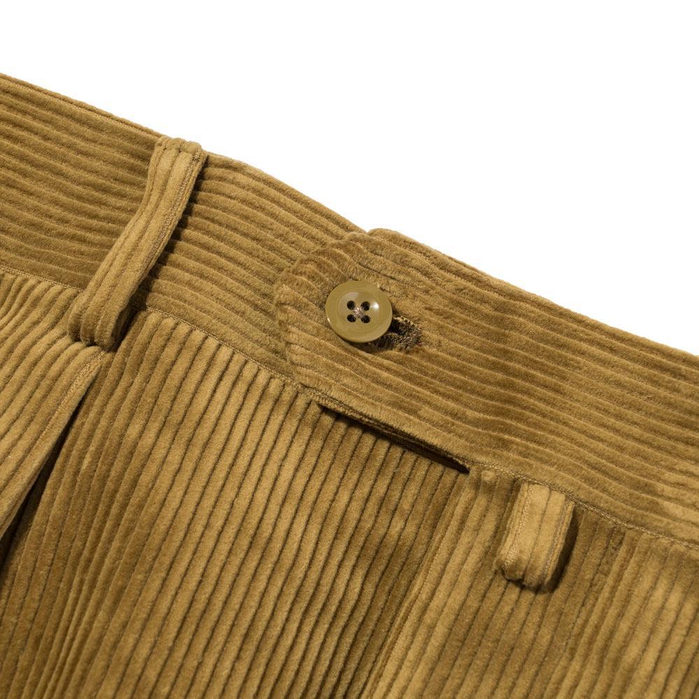 NEAT High Density Corduroy 'Standard' Trousers Camel-Trousers-Clutch Cafe