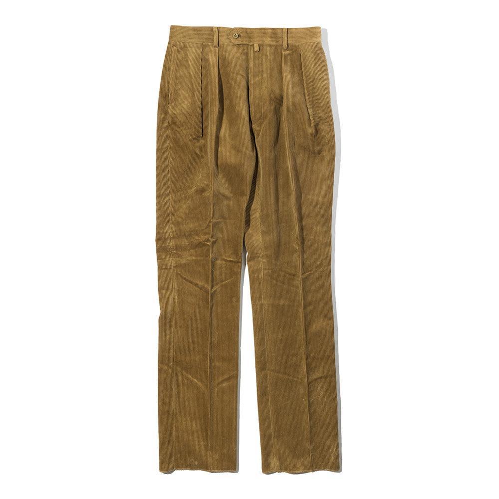 NEAT High Density Corduroy 'Standard' Trousers Camel-Trousers-Clutch Cafe
