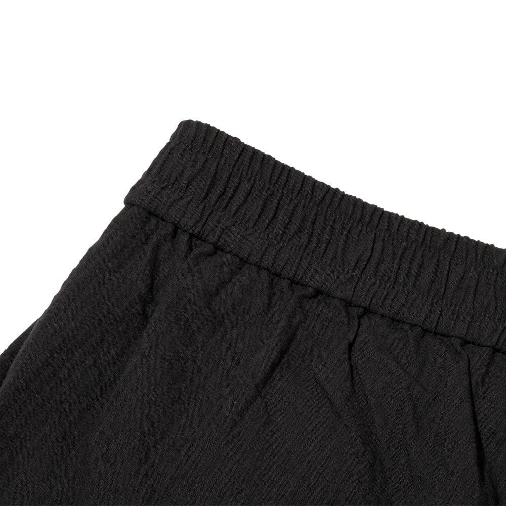 NEAT Seersucker Big Trunks Shorts Black x Black-Shorts-Clutch Cafe
