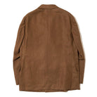 NEAT Spence Bryson Linen 'Paul' Double Breasted Jacket Brown-Jacket-Clutch Cafe