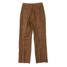 NEAT Spence Bryson Linen 'Wide' Trousers Brown-Trousers-Clutch Cafe