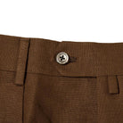 NEAT Spence Bryson Linen 'Wide' Trousers Brown-Trousers-Clutch Cafe