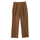 NEAT Spence Bryson Linen 'Wide' Trousers Brown-Trousers-Clutch Cafe
