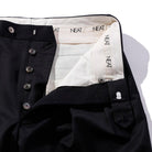 NEAT Wool Gabardine Standard Trousers Navy-Chinos-Clutch Cafe