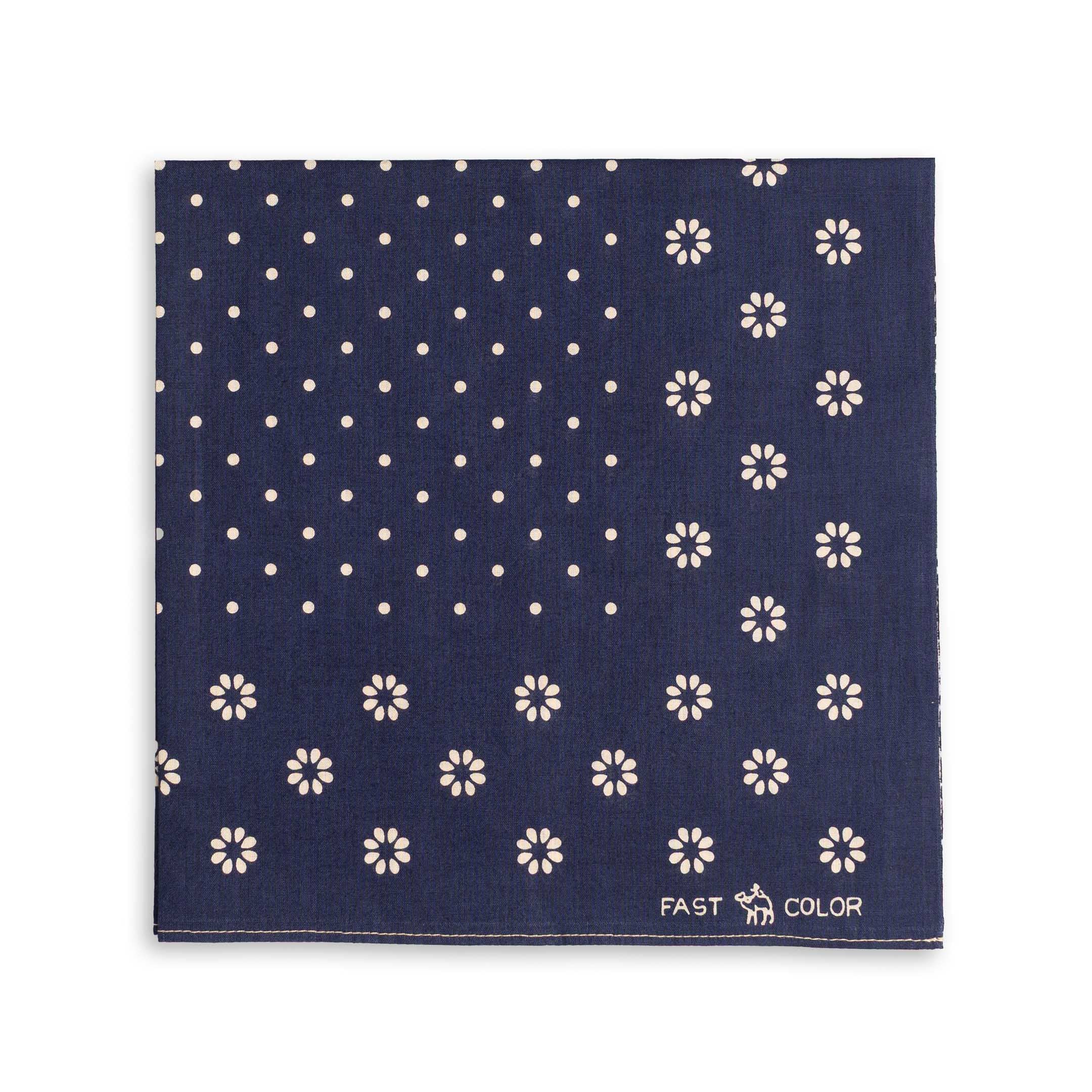 One Ear Brand 'The Camel Brand' Daisy Bandana Navy-Bandana-Clutch Cafe