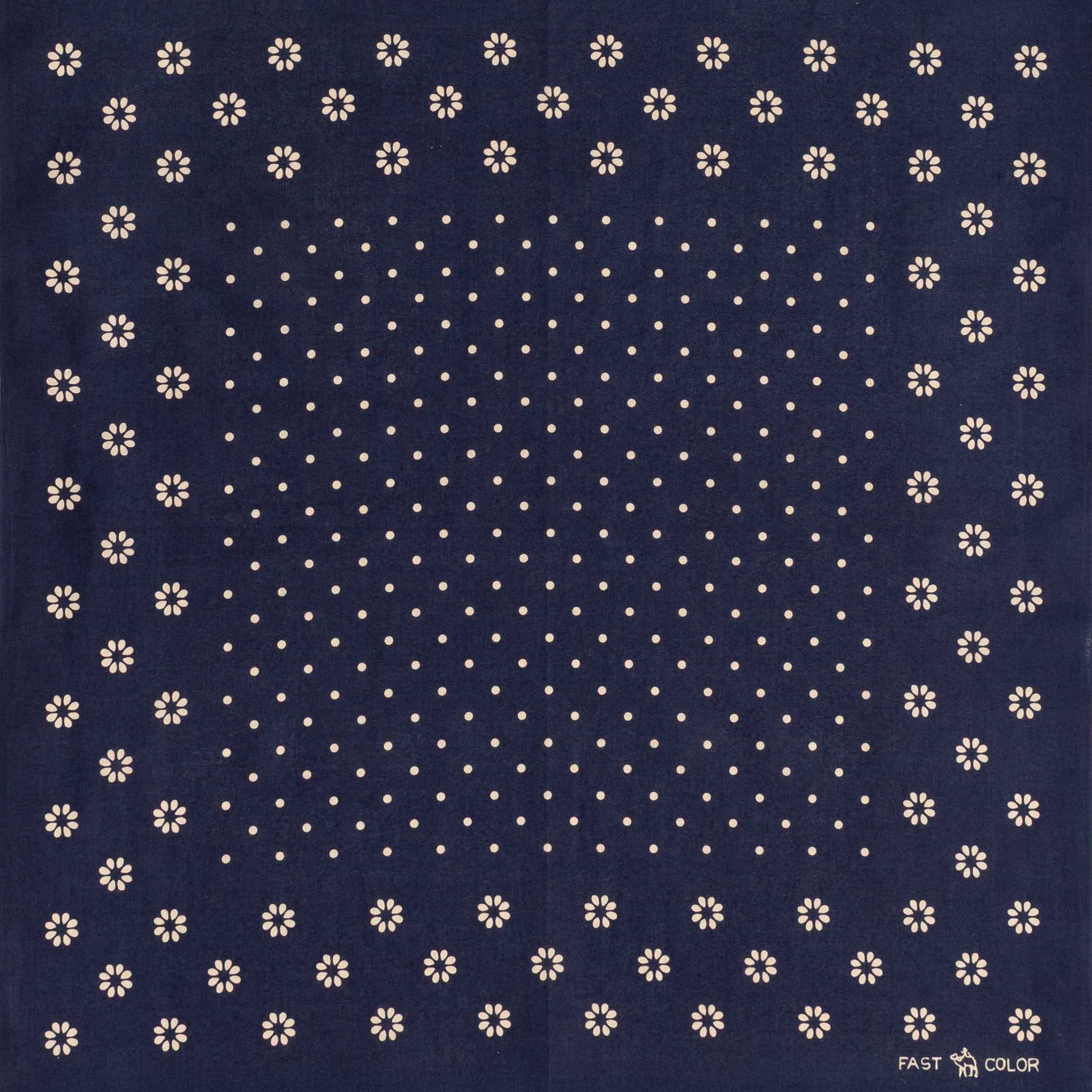 One Ear Brand 'The Camel Brand' Daisy Bandana Navy-Bandana-Clutch Cafe