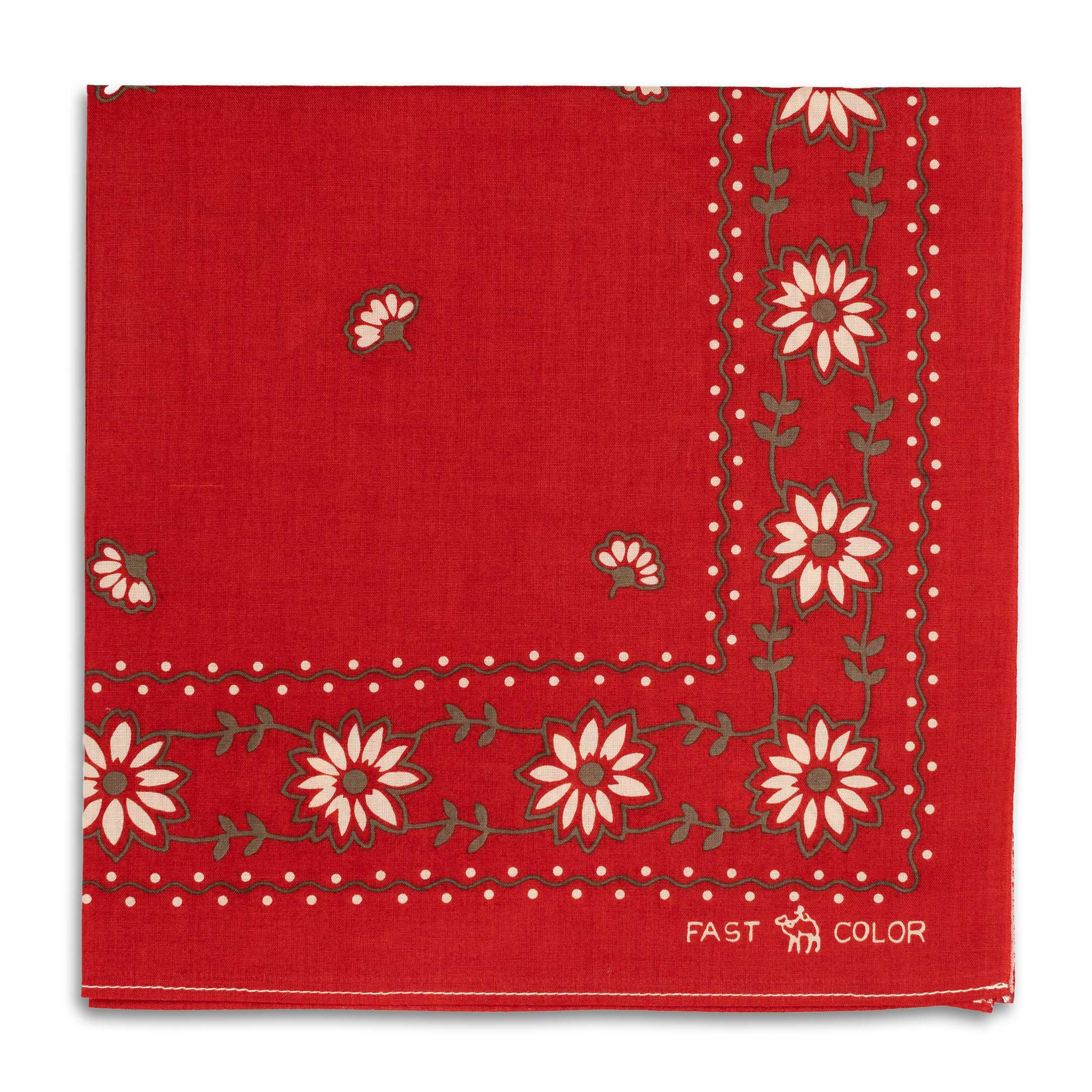 One Ear Brand "The Camel Brand" Edelweiss Bandana-Bandanas-Clutch Cafe