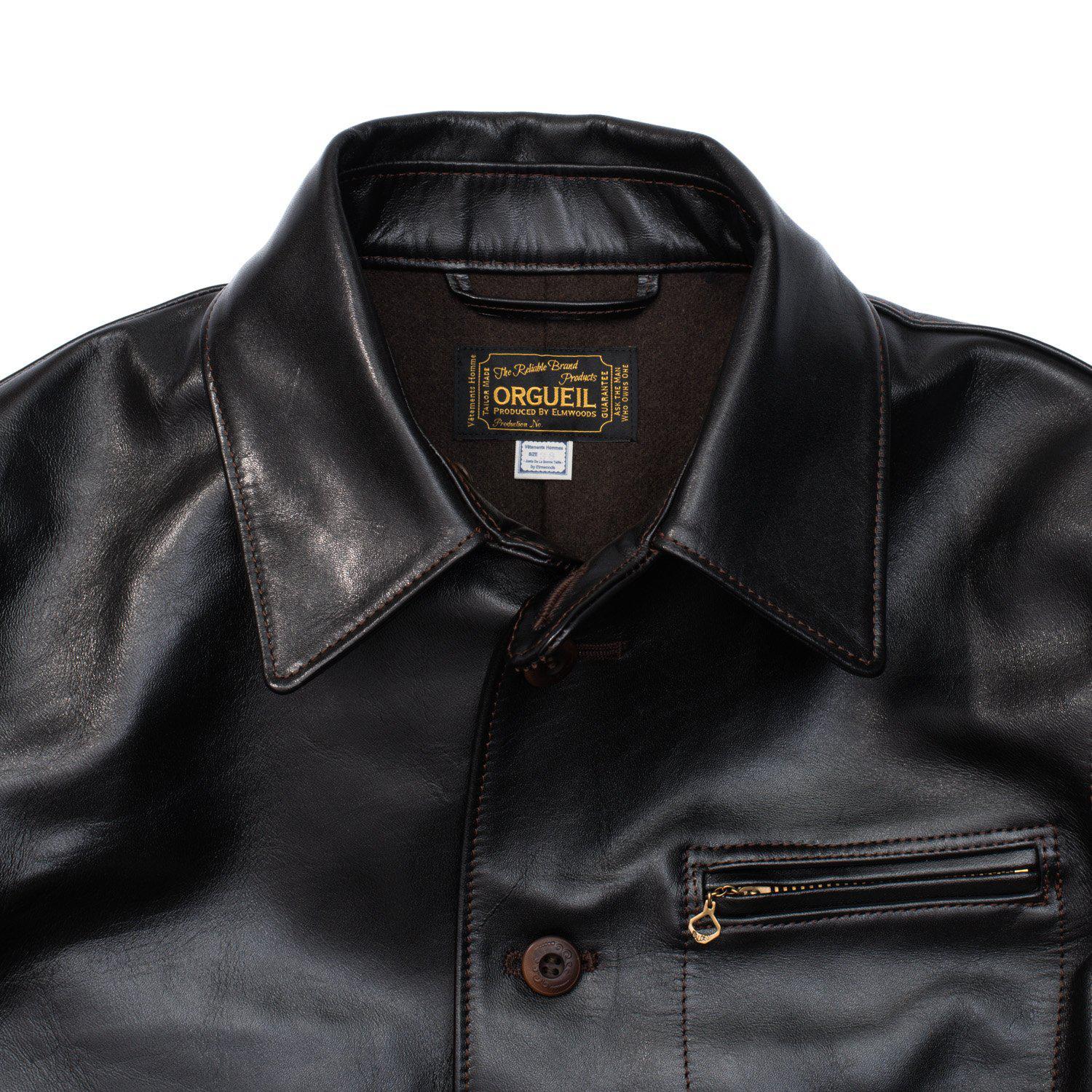 Orgueil OR-4035 Car Coat-JACKET-Clutch Cafe