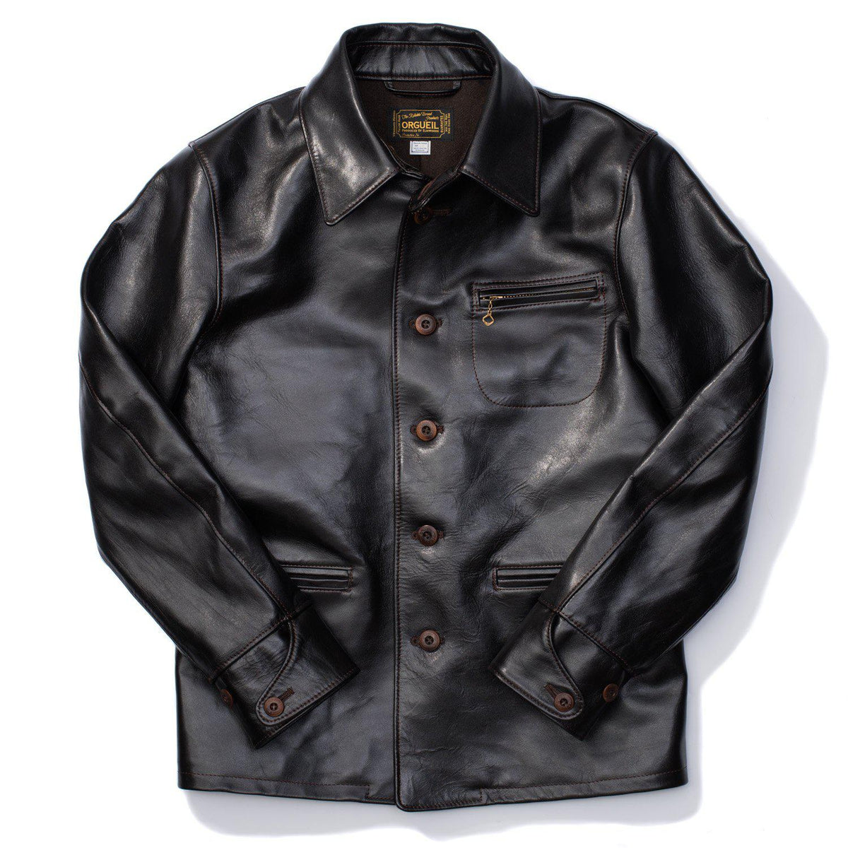 ORGUEILOR-4035 Horse Hide オルゲイユ　ホースハイド オルゲイユ ホースハイド カークラブジャケット カーコート ORGUEIL