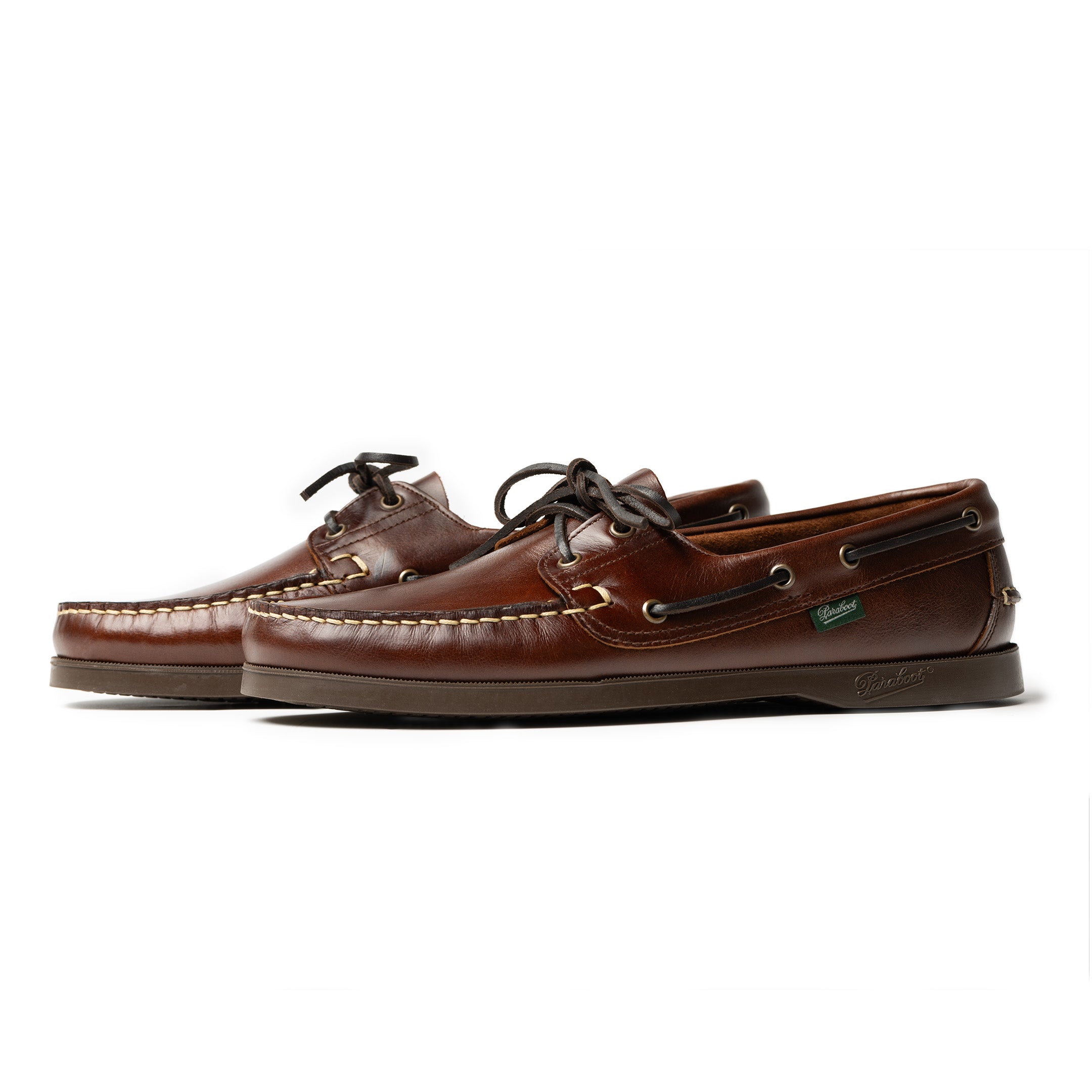 Paraboot Barth Deck Shoe Marron/America – Clutch Cafe