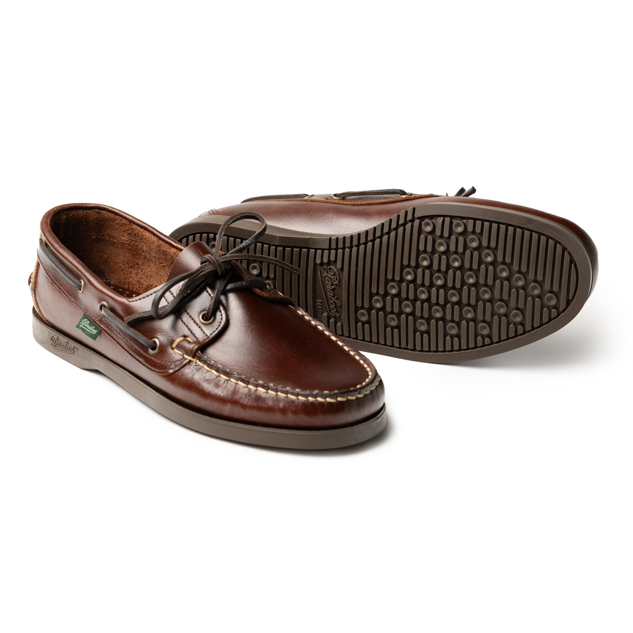 Paraboot Barth Deck Shoe Marron/America-Shoes-Clutch Cafe