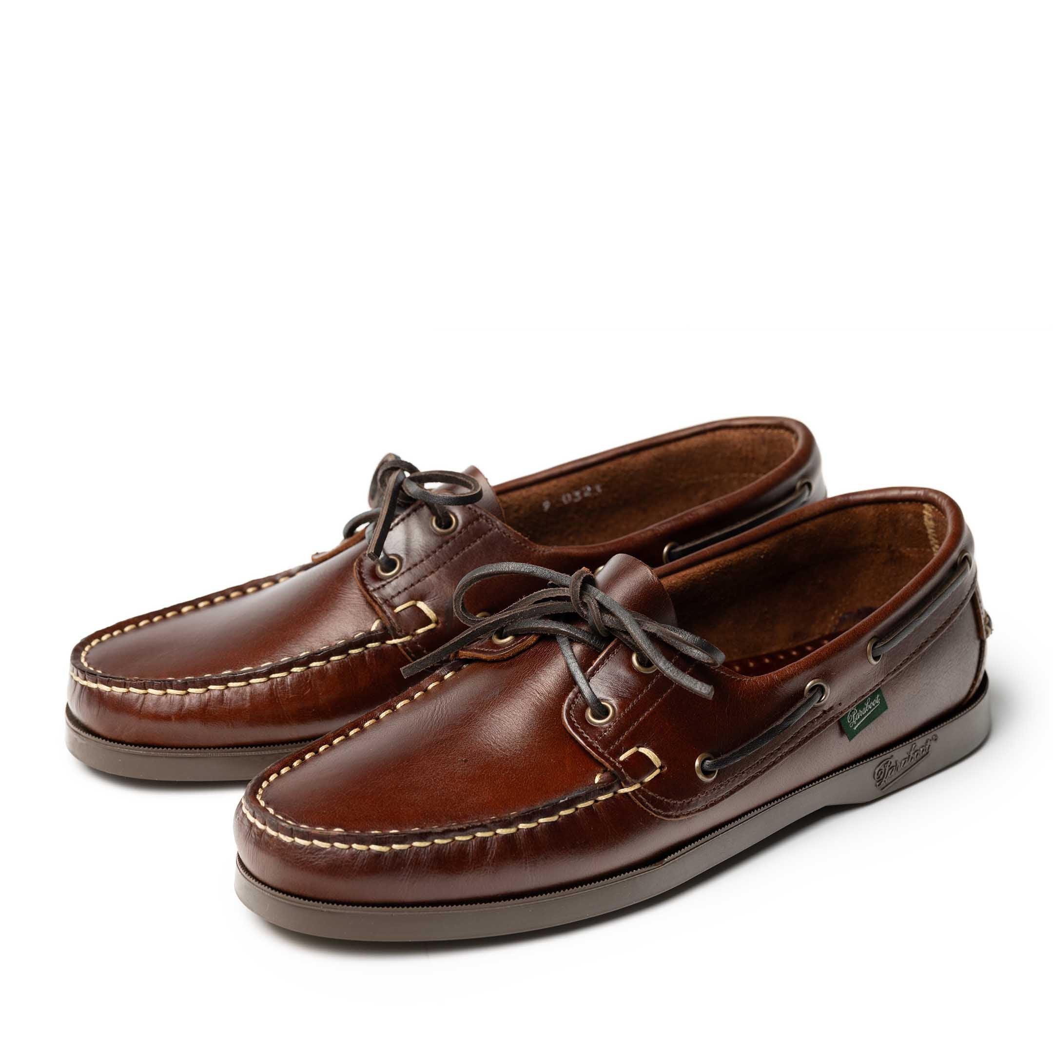 Paraboot Boat Type Shoes Paraboot Barth Leather Boat Shoe