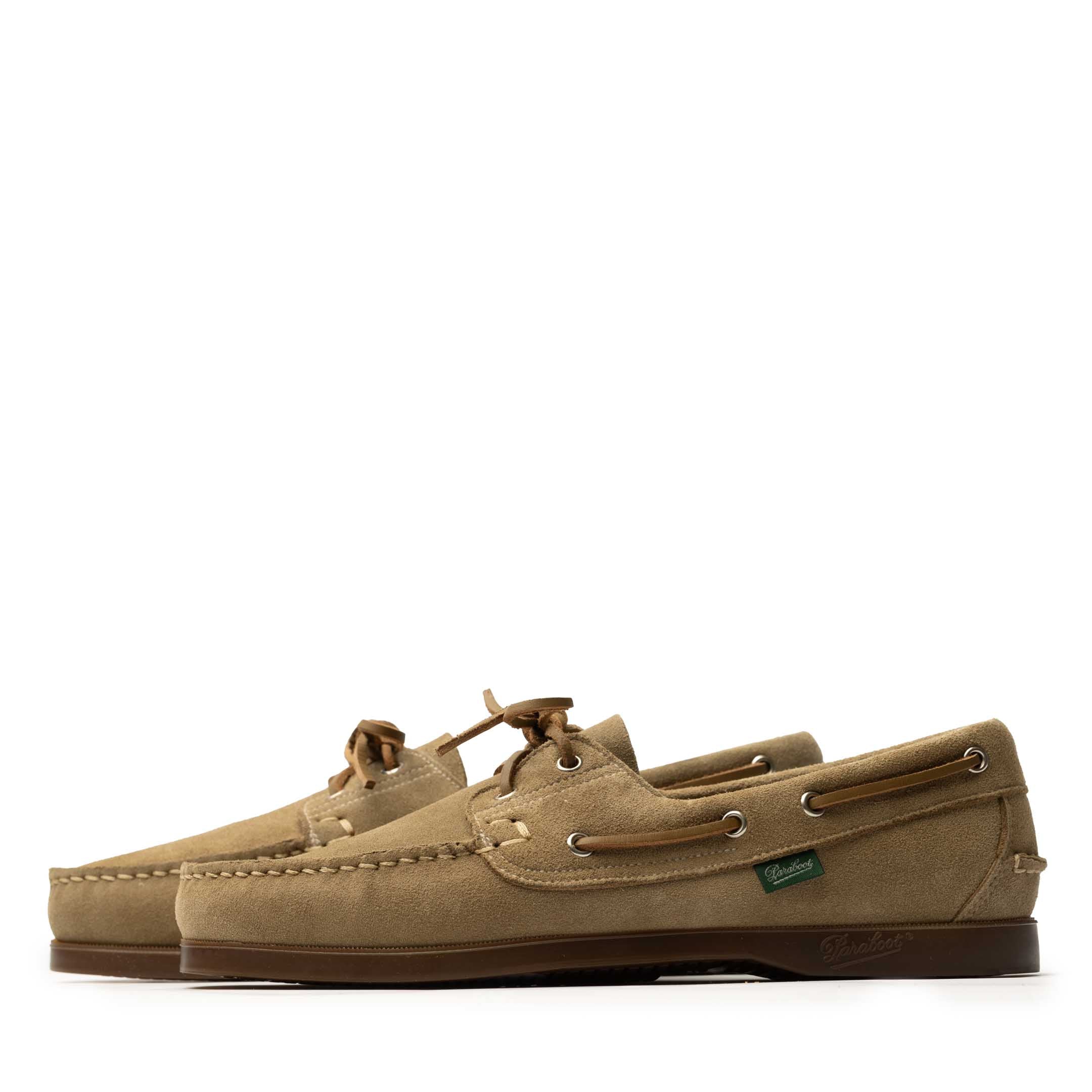 Paraboot Barth Deck Shoe Miel Vel Sand-Shoes-Clutch Cafe