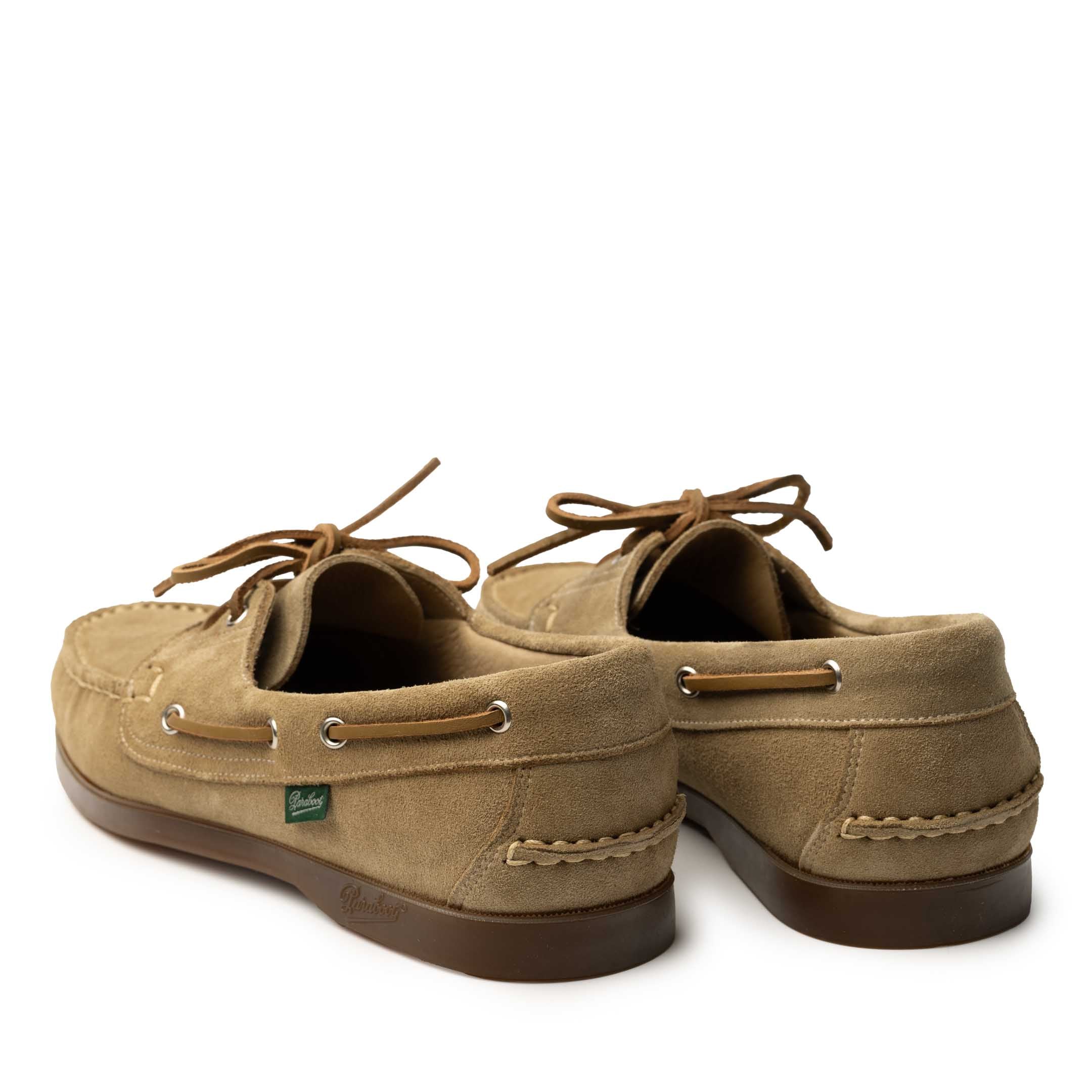 Paraboot Barth Deck Shoe Miel Vel Sand-Shoes-Clutch Cafe