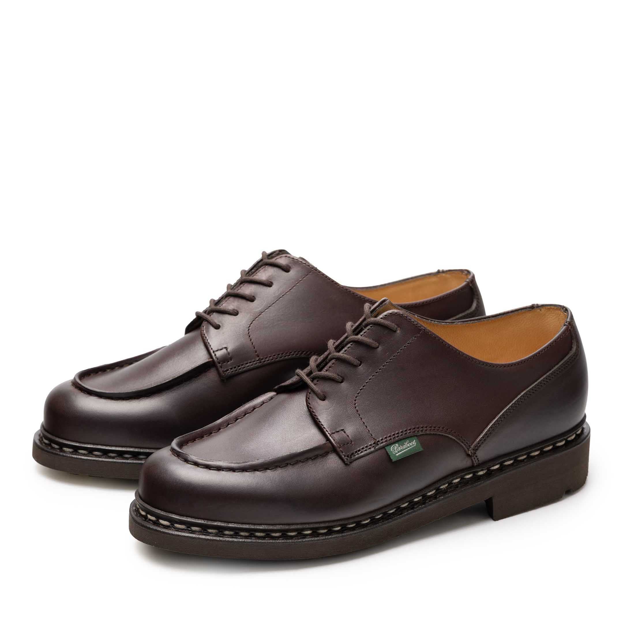 Paraboot Chambord Tex Marron Lis Cafe-Shoes-Clutch Cafe