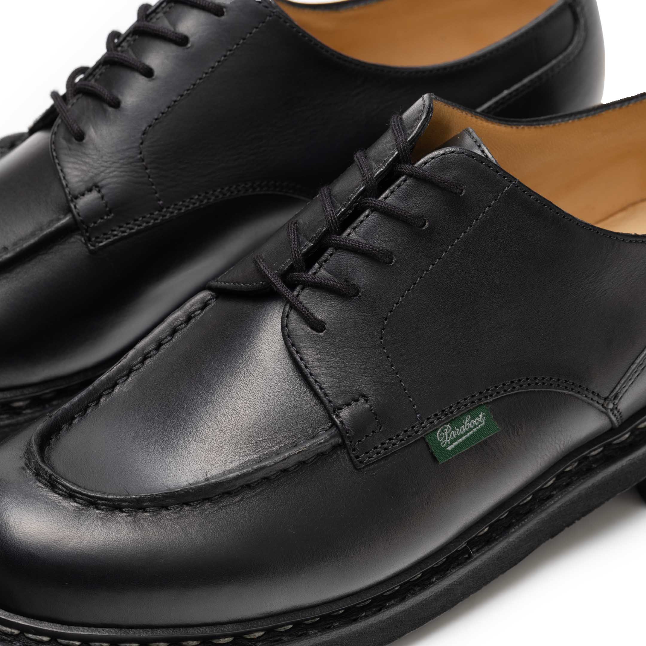 Paraboot Chambord Tex Noire-Lis Noir-Shoes-Clutch Cafe