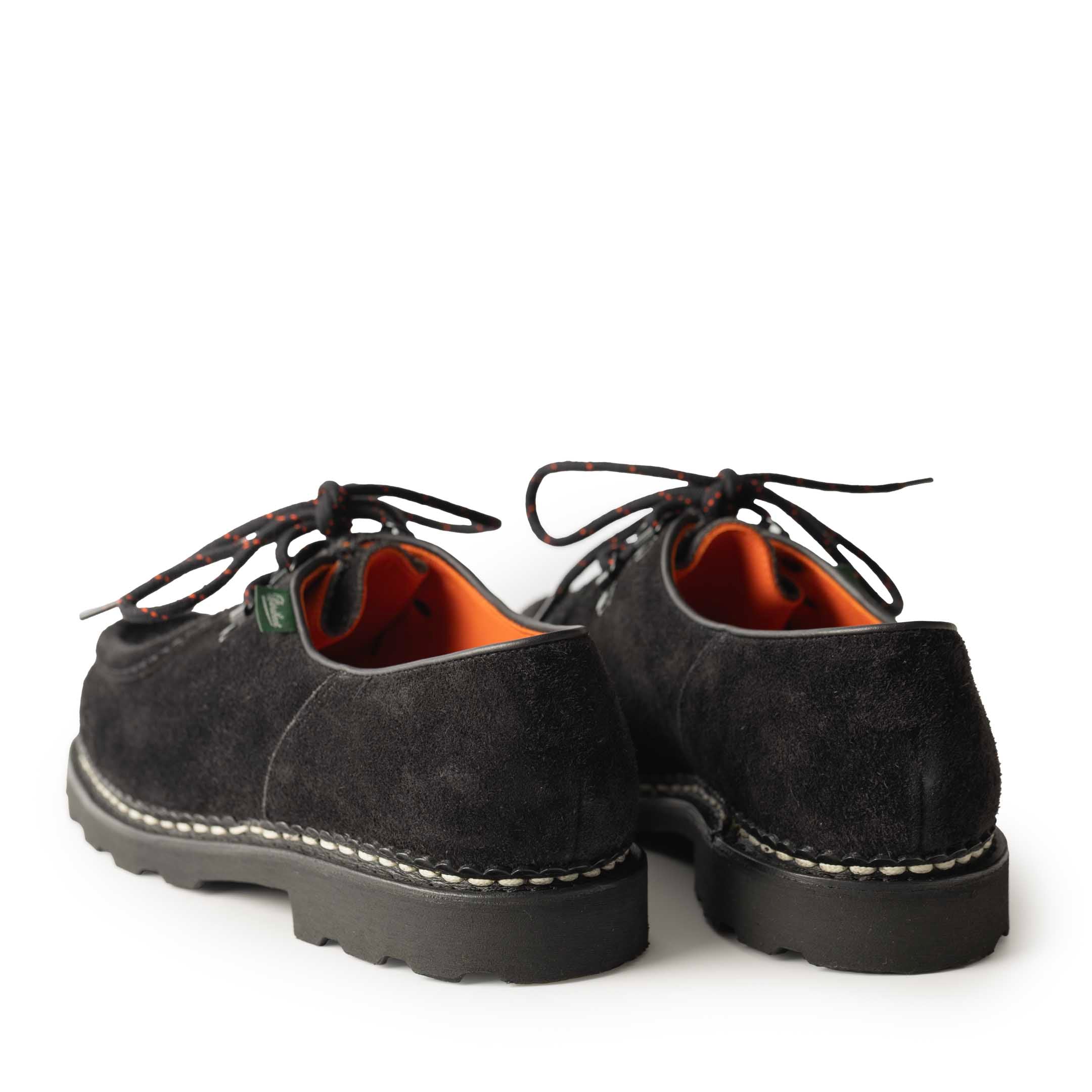 Paraboot Michael Marche 'Anneaux' Shoe Black Vel Noir-Shoe-Clutch Cafe