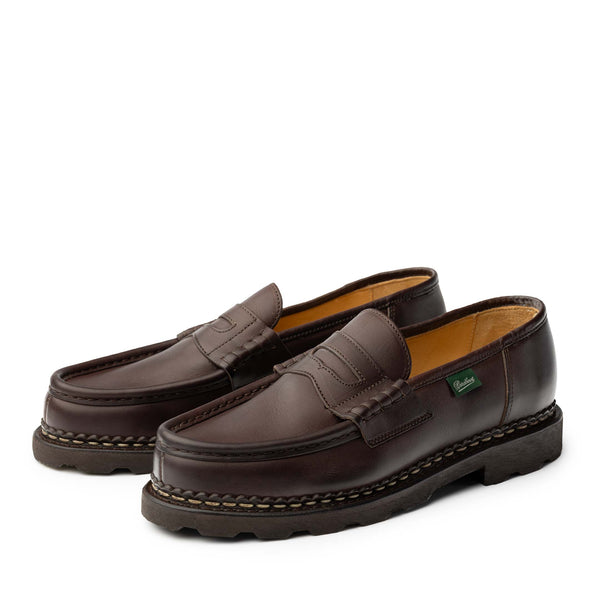 Paraboot Reims Loafers Lis Cafe Brown-loafer-Clutch Cafe