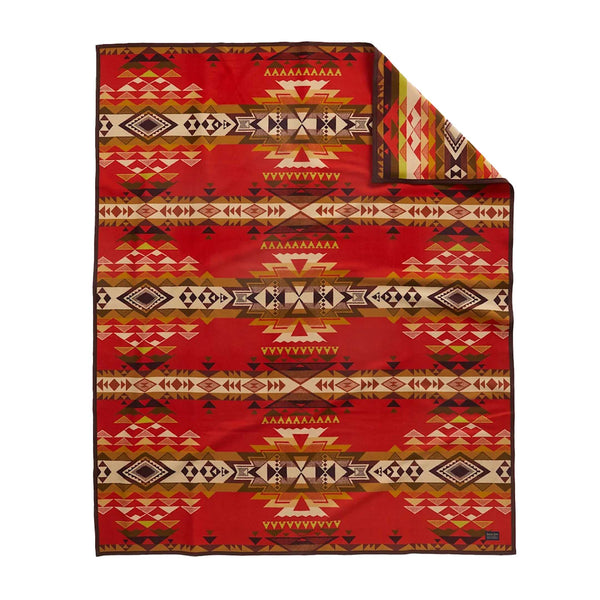 Pendleton Limited Edition Jacquard Robe Blanket Highland Peak Red-Blanket-Clutch Cafe