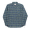 Pherrow's 24W-750 Check Work Shirt Navy-Shirt-Clutch Cafe