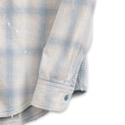Pherrow's 731SN-UW Cotton Flannel Shirt Blue-Shirt-Clutch Cafe