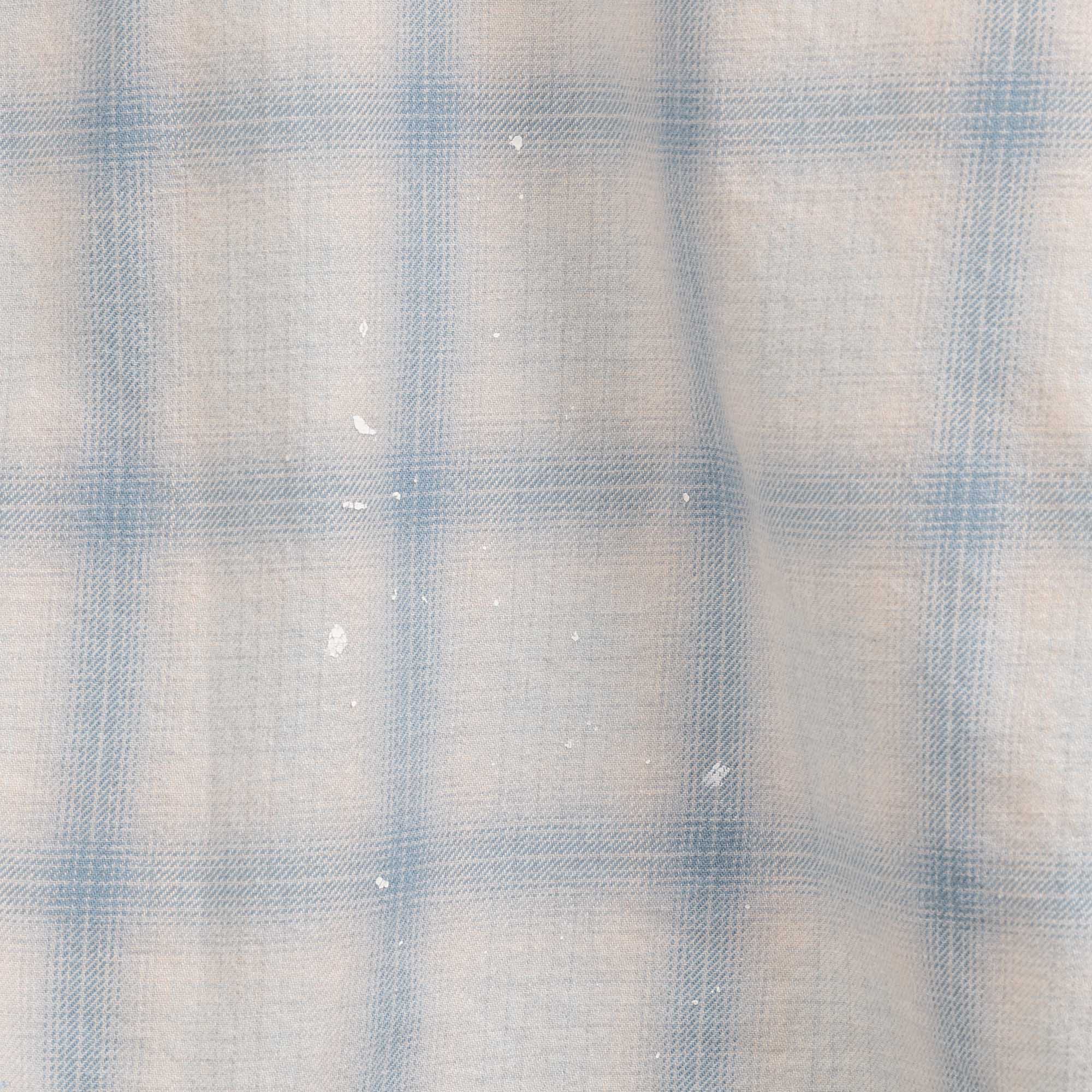 Pherrow's 731SN-UW Cotton Flannel Shirt Blue-Shirt-Clutch Cafe